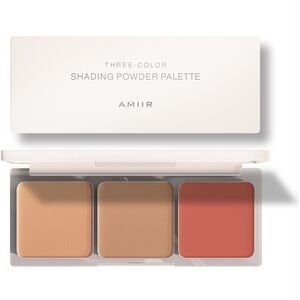 AMIIR 3 IN 1 Face Bronzer Blush Highlighter Contour Sculpt Kit, Blush